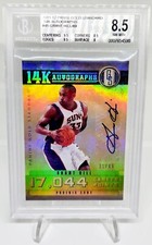 2011/12 PANINI GOLD STANDARD GRANT HILL #46 14K AUTOGRAPHS AUTO CARD /49 HOF!