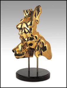 Alan Hamwi Nude Female Torso Full Round Bronze Sculpture Original Signed Artwork - Picture 1 of 4