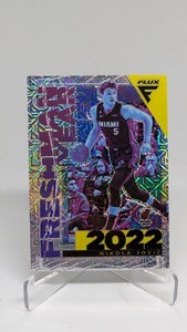 2022-23 Panini NBA Flux Nikola Jovic Freshman Year Rookie RC Silver Mojo #18