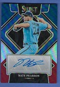 2022 Panini Select NATE PEARSON Signatures #S-NP Tri Color 45/49 SP Blue Jays!! - Bild 1 von 2