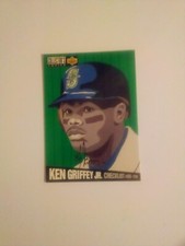 1993 UPPER DECK COLLECTORS CHOICE SILVER SIGNATURE CHECKLIST #317 KEN GRIFFEY JR