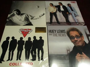 HUEY LEWIS & THE NEWS COLLECTED HITS +FORE & SMALL WORLD CHRYSALIS LPS +NEW LP  - Picture 1 of 2