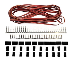 Apex RC Products JR Style Servo Erweiterungsset mit 10 Steckern & 15' Draht #1226 - Bild 1 von 3