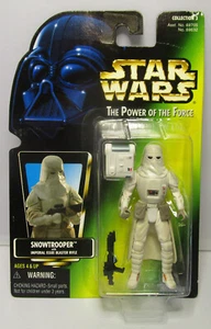 Modellino adesivo giapponese Kenner Star Wars Snowtrooper POTF 2 1997 carta verde MOC - Foto 1 di 4