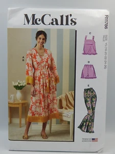 McCall's 11786 Misses Ropa de Dormir Pantalones Cortos Top 18-26 Patrón Sin Cortar 8392 - Imagen 1 de 2