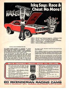 1972 PLYMOUTH CUDA  ~ ORIGINAL ED ISKENDERIAN AD - Picture 1 of 2