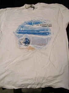VINTAGE 1999 MOODY BLUES STRANGE TIMES CONCERT T-SHIRT - NEVER WORN - Picture 1 of 3
