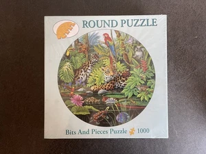 NEW Bits And Pieces Rainforest Animals By Gene Dieckhoner 1000 Pc Puzzle SEALED - Picture 1 of 6