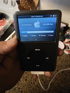 Apple iPod classic 120GB (Late 2008/7th Gen) Model A1238 Excellent Condition - Afbeelding 1 van 4