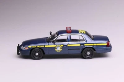 596 1:64 Blue Ford CV CROWN VICTORIA NYSP New York State Police Diecast Model - Image 1 of 4