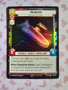 Star Wars Unlimited TCG Resolute Under Anakin's Command 151/257 Legendary Foil - Picture 1 of 2