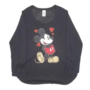 DISNEY Crewneck Knit Mickey Mouse Rayon Blend Jumper Sweatshirt Womens XXXL - Picture 1 of 6