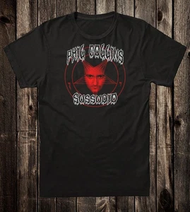 Parody Phil Collins Black Death Metal Tee T Shirt Sussudio 100% Cotton - Picture 1 of 2