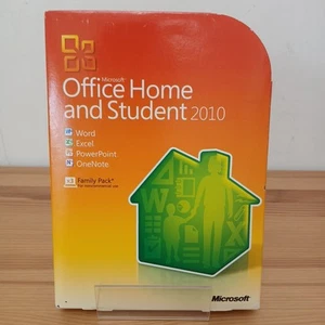 Microsoft Office 2010 Home Student DVD Word Excel PowerPoint Windows 10 11 365 - Picture 1 of 9