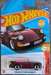 Porsche 911 Turbo Cabrio - Hot Wheels 2025 - Then And Now - Longcard - Neu Ovp - Bild 1 von 1