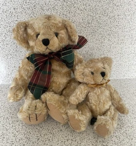 Russ Berrie Bears From the Past Cosgrove 12" & 8” Stuffed Plush Toys - Picture 1 of 4
