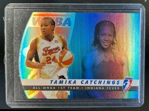 2007-08 Rittenhouse WNBA Tamika Catchings 2006 All Team #18/100 Fever - Picture 1 of 2