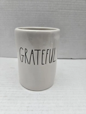 Bote de calabaza Rae Dunn agradecido 11,4 oz tarro de cerámica decoración de granja otoño Foto 1 de 4