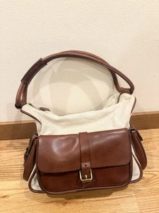 Bolso de hombro de cuero de lona Miu Miu  - Imagen 1 de 13