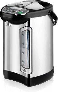 Elektrischer Wasserkocher und Wärmer - 5L/5,28 Qt Edelstahl Warmwasserspender - Bild 1 von 9