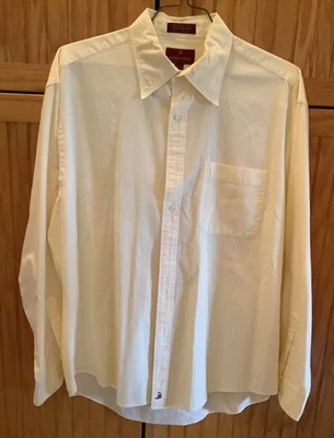 Camisa Seersucker Amarilla Nordstrom Hombre - Talla 16.5-33 - L/s Foto 1 de 4