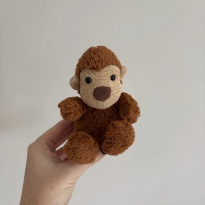 JELLYCAT POPPET MONKEY RETIRED RARE - TINY 5” Excellent Condition Htf - Image 1 of 4
