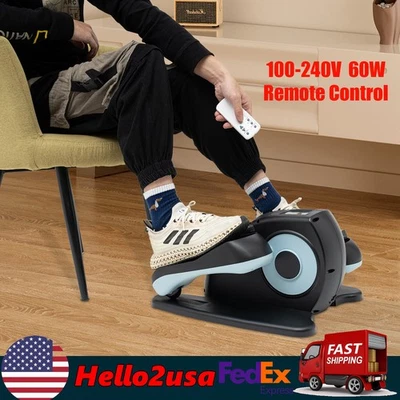 Under Desk Elliptical Trainer Machine Compact Elliptical Machine +Remote & LCD - Image 1 of 4