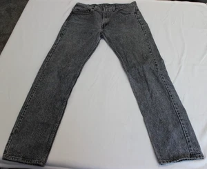 Levi's 505 Denim Jeans Men’s 33x34 Charcoal Vintage 90s - Picture 1 of 8