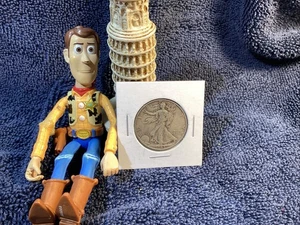 1945 D WALKING LIBERTY 🗽 HALF 💰 - Bild 1 von 7