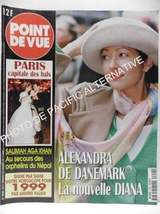 Revue POINT DE VUE n° 2629 magazine Décembre 1998 Bon Etat alexandra de danemark - Picture 1 of 1