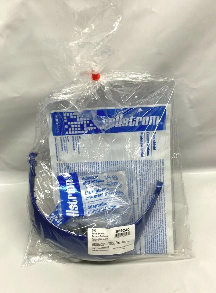 Conjunto de protector facial Sellstrom reutilizable, bloqueo de pasador - NUEVO Foto 1 de 1