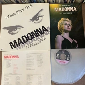 MADONNA Who's That Girl-Live in Japan JAPAN Laser Disc LD 08WL-35 Promo Program - Picture 1 of 11