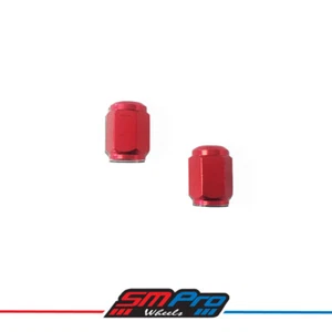 SM Pro Luftventilkappe - rot (Paar) Motorrad-Auto-MX Staubkappe - Bild 1 von 1