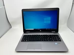 HP ProBook 650 G2 15" i7-6600u 2.6GHz 16GB 256GB SSD Webcam FHD Win 10 Laptop - Picture 1 of 8