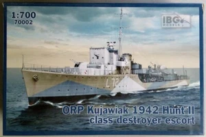 IBG Models 1/700 ORP Kujawiak Hunt II Destroyer Escort new open box - Picture 1 of 4