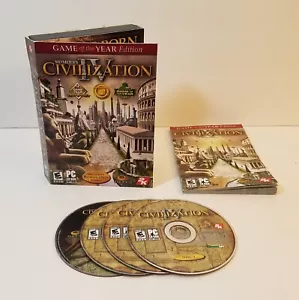 Sid Meier's Civilization IV (Game Of The Year Edition) PC CD-Rom 2005 Windows - Picture 1 of 4