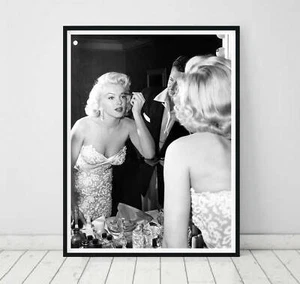 Marilyn Monroe Vintage Retro Celebrities Poster Art Print. Great Vanity Decor - Picture 1 of 7