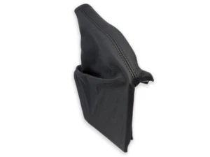 FOR SUBARU OUTBACK 03-05 HANDBRAKE GAITER LEATHER COVER STITCHING BLACK - Picture 1 of 3