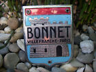 BONNET VILLEFRANCHE PARIS - alte Werbung Firmenschild Emblem Emaille Badge