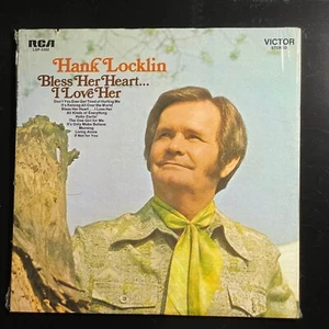Vinyl Record Vintage Hank Locklin Bless Her Heart... I Love Her Original LP V06 - Foto 1 di 3