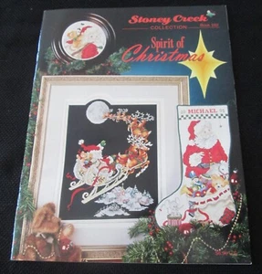 STONEY CREEK COUNTED CROSS STITCH PATTERN BOOK SPIRIT OF CHRISTMAS BOOK 282 - Picture 1 of 2