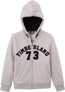 Timberland Boys Grey Hooded Cardigan T25G93 - Picture 1 of 1