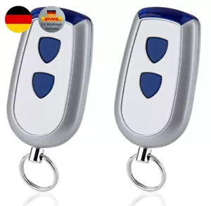 2x Trasmettitore manuale porta garage per 433MHz acciaio standard Crawford EA433 2KS/4KS RCU T433-2 - Foto 1 di 3