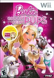 Barbie: Groom and Glam Pups (Nintendo Wii, 2010) Wii U Disc Only - Image 1 of 1