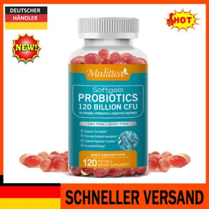 120 Kapseln Probiotika Verdauungsenzyme 120 Milliarden CFU Potenz Gesundheit - Bild 1 von 8