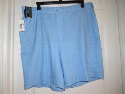 Мужские Roundtree и Йорк большой человек синий/белый производительности шорты размер 44 новый с Ярлыками $59 - Изображение 1 из 4