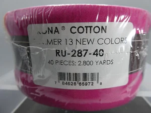 Robert Kaufman Roll Up/Jelly Roll - SUMMER 13 NEW COLORS RU-287-40 NEW (b4) - Picture 1 of 3