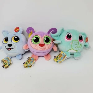 3 Crunchimals Stuffed Plush ASMR Crinkle Elephant Butterfly Polar Bear Series 1 - Picture 1 of 5