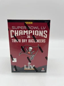 2020 Panini Super Bowl LV Champions Tampa Bay Buccaneers Blaster Sealed Box - Picture 1 of 3