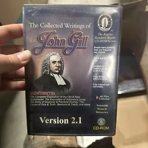 Rare 2006 Cd-Rom Series THE COLLECTED WRITINGS OF JOHN GILL Version 2.1 Baptist - Picture 1 of 2